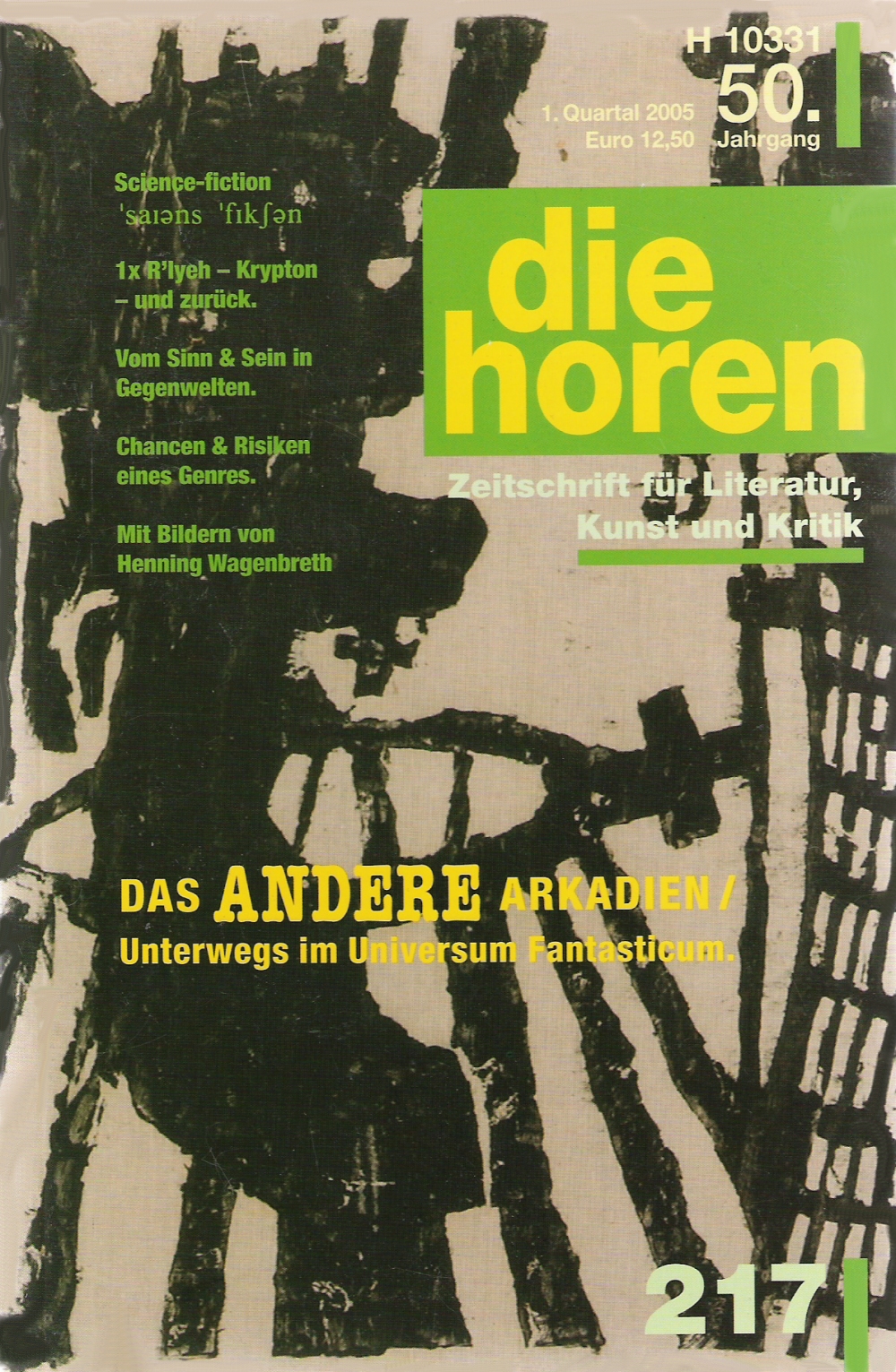 die horen Band 217 die horen 217